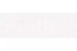 Плитка настенная Laparet 60x20 мозаика декор мозаичный серый MM60091 Story матовая глазурованная